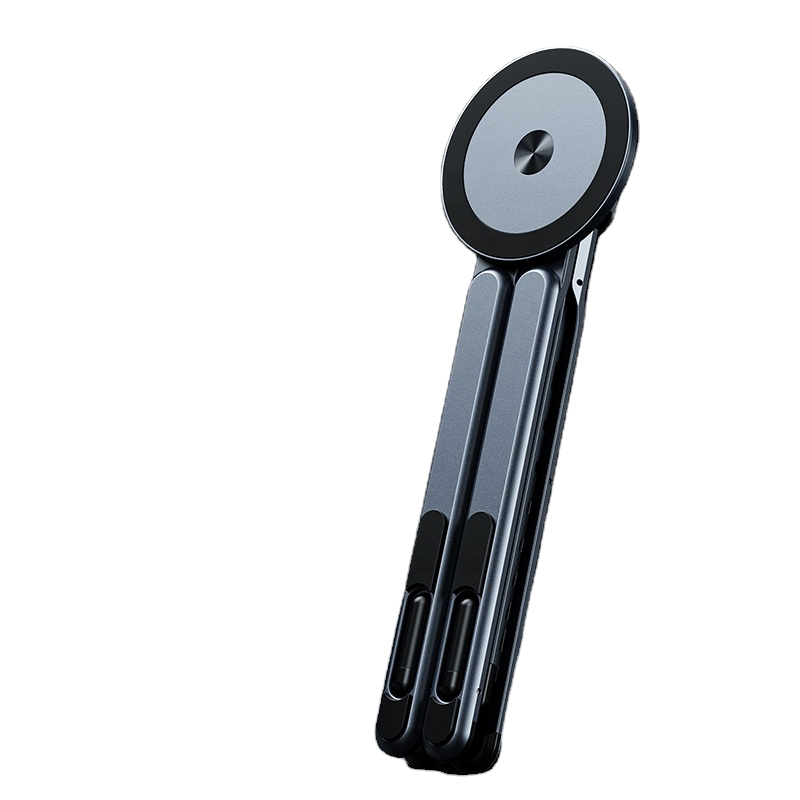 4-in-1 Aluminum Magnetic Lay Flat Phone Tripod Stand