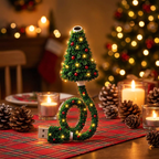 Portable LED Christmas Tree Projection Light USB Projector Holiday Decoration for Indoor Festive Atmosphere