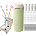 4-in-1 Refillable Plastic Travel Bottle Leak Proof Toiletry Container for Shampoo Lotion Luxury Durable